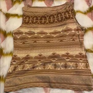 Lauren by Ralph Lauren med wonderful patterned top